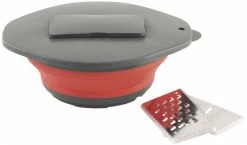 Outwell Collaps Bowl & Lid W/Grater - RED 11 Outwell Collaps Bowl & Lid W/Grater - RED -outdoor camping shop 15510 2