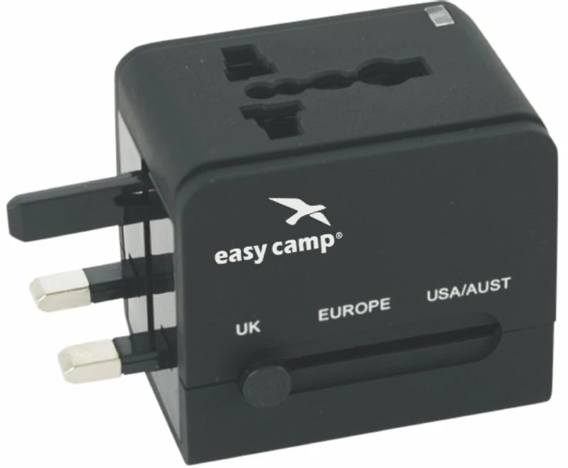 Easy Camp Universal Travel Adaptor - Each 3 Easy Camp Universal Travel Adaptor - Each