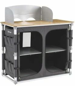 Outwell Padres XL Kitchen Table W/ Bamboo TableTop - Each