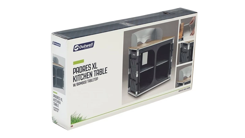 Outwell Padres XL Kitchen Table W/ Bamboo TableTop - Each 6 Outwell Padres XL Kitchen Table W/ Bamboo TableTop - Each - Image 4