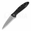 Kershaw Leek Folding Knife, Stonewashed 1660SWBLK -outdoor camping shop 18364 KS1660SWBLK 01