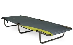 ZEMPIRE U Leg Stretcher Large Camp Bed - Charcoal/Pistachio