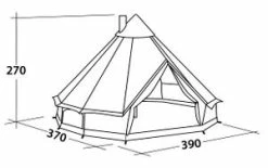 Robens Klondike Tipi Tent 2023 - Each -outdoor camping shop 21499 4