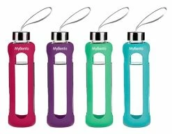 Summit MyBento 500ml Glass Eco Bottle - Green