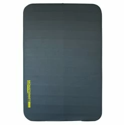 ZEMPIRE Monstamat 10cm Double Self Inflating Mattress - Charcoal/Acid Green