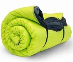 ZEMPIRE Monstamat 10cm Single Self Inflating Mattress - Charcoal/Acid Green -outdoor camping shop 23382 3