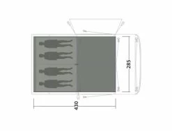 Outwell Jonesville 440SA Flat Woven Carpet - Each -outdoor camping shop 23806 3