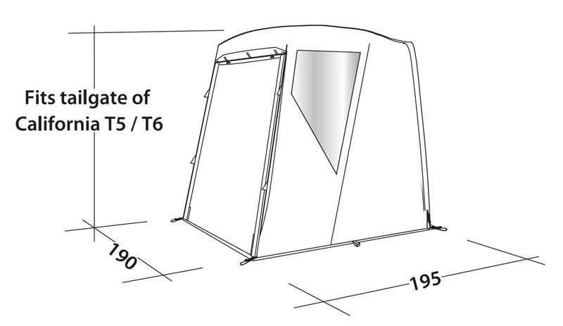 Easy Camp Crowford Motorhome Tailgater Awning 2023 - Each 7 Easy Camp Crowford Motorhome Tailgater Awning 2023 - Each - Image 5