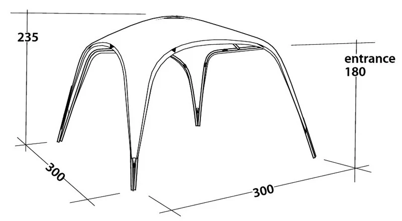 Outwell Event Lounge Shelter 2023 - Medium 4 Outwell Event Lounge Shelter 2023 - Medium - Image 2