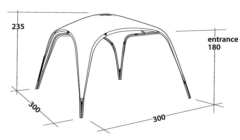 Outwell Summer Lounge Shelter 2022 - Medium 4 Outwell Summer Lounge Shelter 2022 - Medium - Image 2