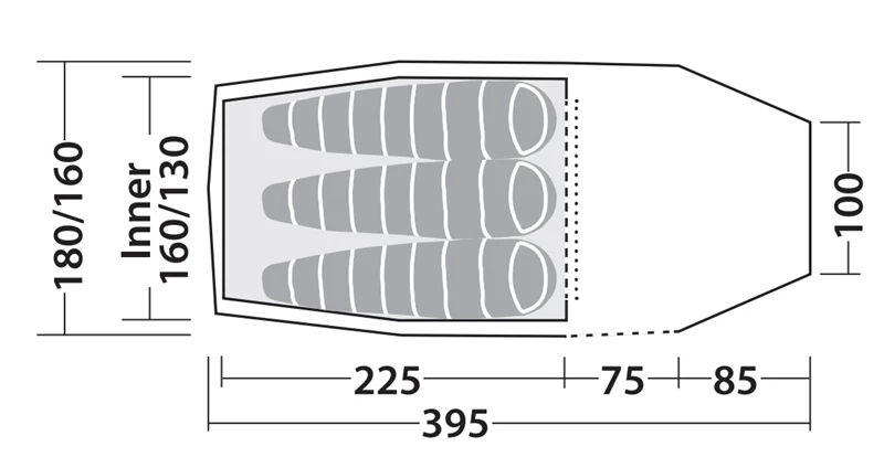 Robens Voyager 3EX Tent 2023 - Each 4 Robens Voyager 3EX Tent 2023 - Each - Image 2