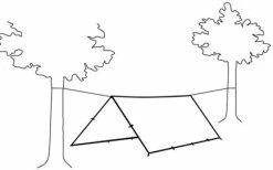 Robens Trail Tarp 3 X 3m - Each -outdoor camping shop 25783 5