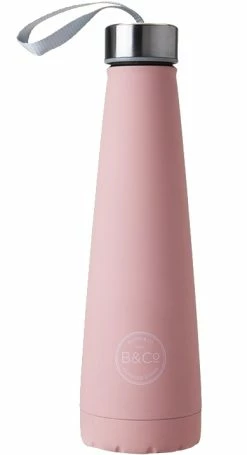 B&CO Conical Bottle 450ml Rubberised - Duck Egg -outdoor camping shop 26045 2