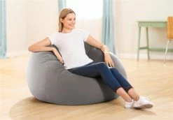 Intex Beanless Bag Chair - Grey -outdoor camping shop 28787 2