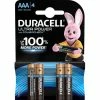 Duracell AAA 4pk Batteries - Ultra Power - Each -outdoor camping shop 30029