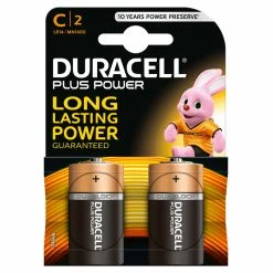 Duracell C 2pk Batteries - Plus Power - Each