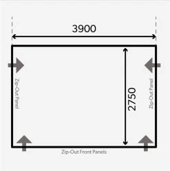 Dometic Club Air Pro 390 Caravan Awning 2023 - S / 235-265cm -outdoor camping shop 30353 4