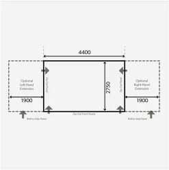 Dometic Club Air Pro 440 Caravan Awning 2023 - S / 235-265cm 12 Dometic Club Air Pro 440 Caravan Awning 2023 - S / 235-265cm -outdoor camping shop 30356 4