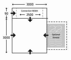 Kampa Cross AIR Drive Away Awning 2023 -outdoor camping shop 30474 5