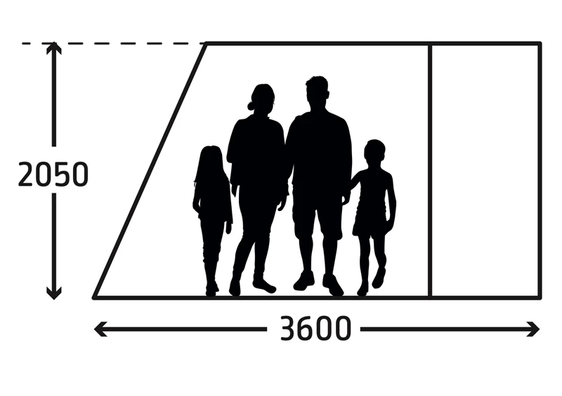 Kampa Action Drive Away Awning 2023 9 Kampa Action Drive Away Awning 2023 - Image 7