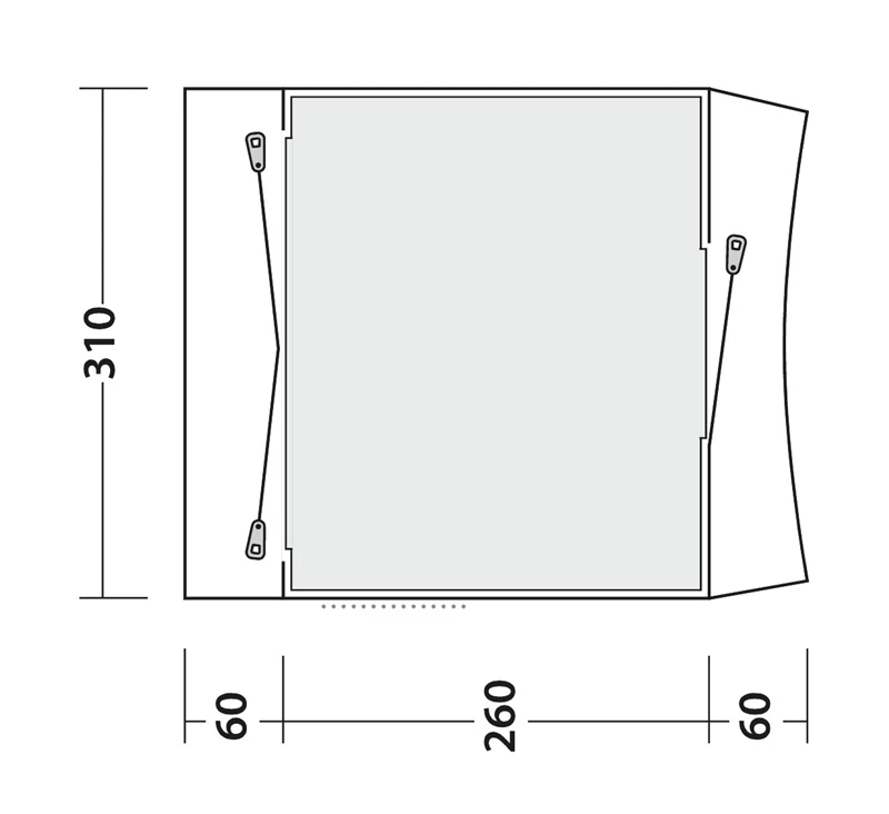 Easy Camp Wimberly Motorhome Awning 2023 - Each 4 Easy Camp Wimberly Motorhome Awning 2023 - Each - Image 2