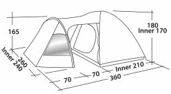 Easy Camp Blazar 400 Tent 2023 - Each -outdoor camping shop 30563 2