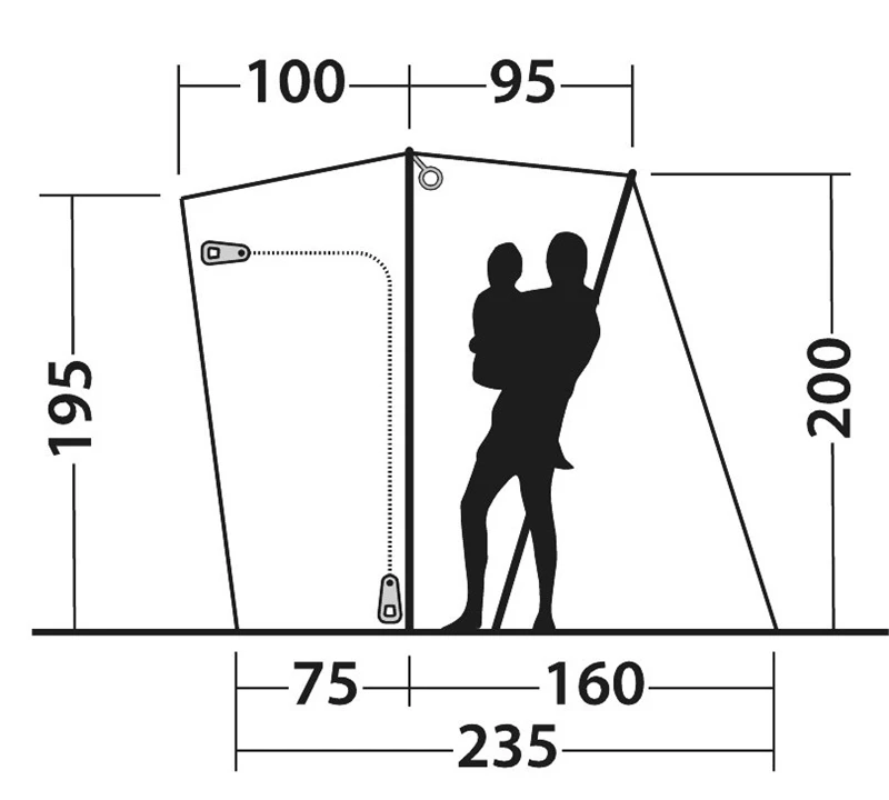 Outwell Lakecrest Drive Away Awning 2023 - Each 8 Outwell Lakecrest Drive Away Awning 2023 - Each - Image 6