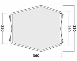 Outwell Woodcrest Drive Away Awning 2022 - Each -outdoor camping shop 30600 4