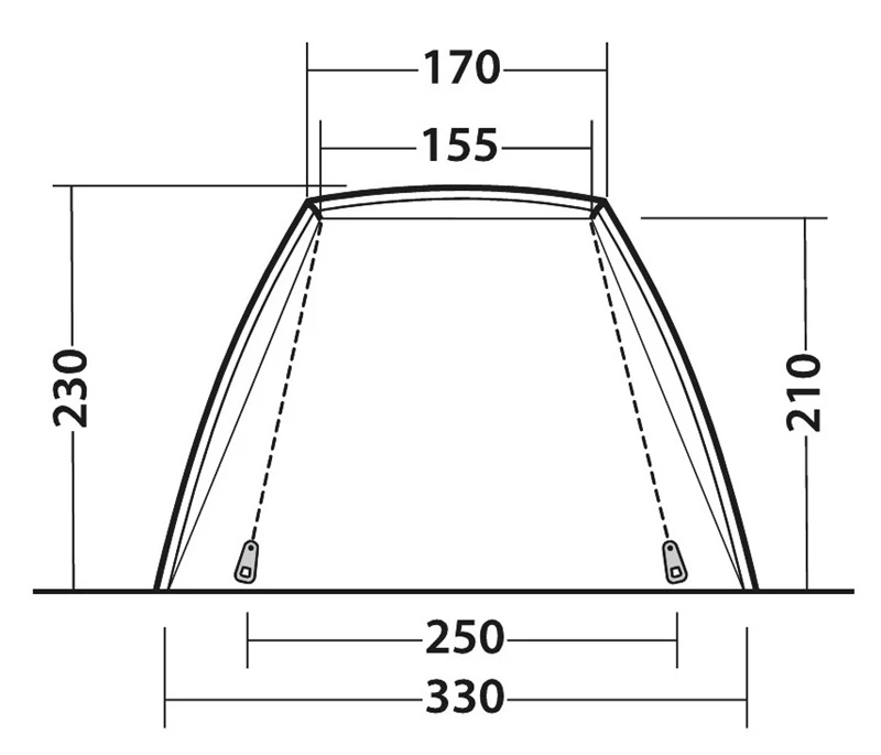 Outwell Woodcrest Drive Away Awning 2022 - Each 9 Outwell Woodcrest Drive Away Awning 2022 - Each - Image 7