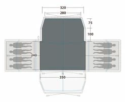 Outwell Grandville 8SA Flat Woven Carpet - Each -outdoor camping shop 30604 1