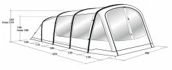 Outwell Parkdale 6PA Air Tent 2023 - Each 45 Outwell Parkdale 6PA Air Tent 2023 - Each -outdoor camping shop 30719 3
