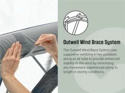 Outwell Parkdale 6PA Air Tent 2023 - Each 79 Outwell Parkdale 6PA Air Tent 2023 - Each -outdoor camping shop 30719 37