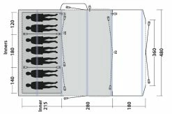Outwell Sundale 7PA Air Tent Package Deal 2023 -outdoor camping shop 30749 2
