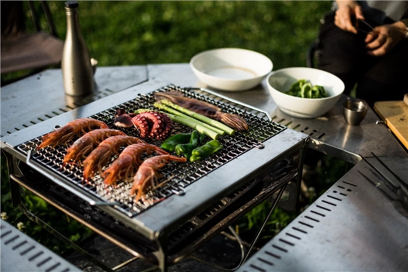 Snow Peak Pack & Carry Fireplace Grill Bridge 5 Snow Peak Pack & Carry Fireplace Grill Bridge - Image 3