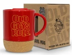 Old Guys Rule Stacked Logo Mug - Cardinal Red -outdoor camping shop 31770 4