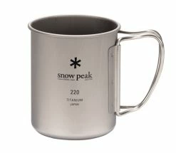 Snow Peak Titanium Single Wall 220 Mug