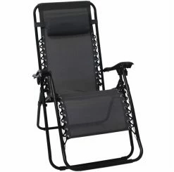 Crusader Textilene Reclining Camping Chair