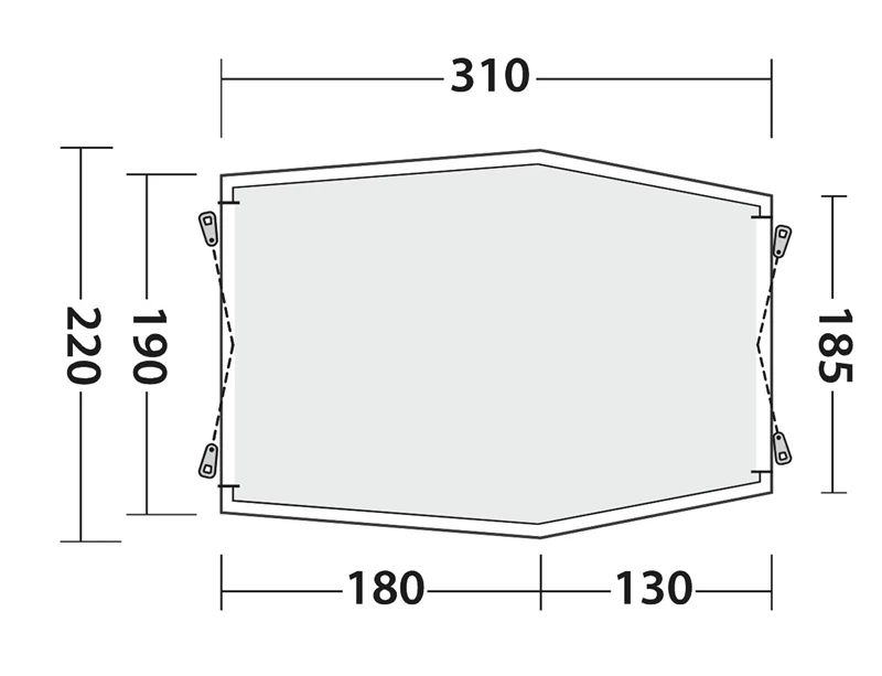 Outwell Sandcrest L Drive Away Awning 2023 6 Outwell Sandcrest L Drive Away Awning 2023 - Image 4