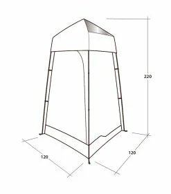 Outwell Seahaven Single Comfort Station Toilet Tent -outdoor camping shop 33103 1