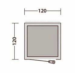Outwell Seahaven Single Comfort Station Toilet Tent -outdoor camping shop 33103 2