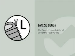 Outwell Contour Lux Deep Blue Sleeping Bag - Left Hand -outdoor camping shop 33167 10