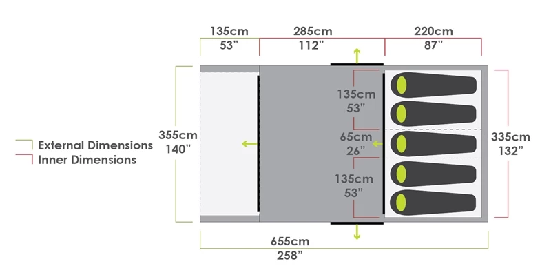 ZEMPIRE Evo TL V2 Air Tent 2023 - Each 4 ZEMPIRE Evo TL V2 Air Tent 2023 - Each - Image 2