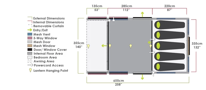 ZEMPIRE Evo TL V2 Air Tent 2023 - Each 17 ZEMPIRE Evo TL V2 Air Tent 2023 - Each - Image 15