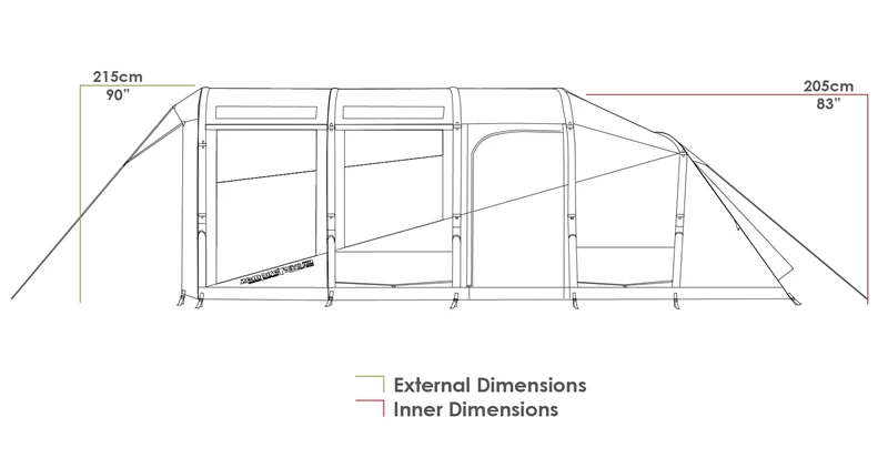 ZEMPIRE Evo TL V2 Air Tent 2023 - Each 10 ZEMPIRE Evo TL V2 Air Tent 2023 - Each - Image 8