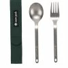 Snow Peak Titanium Fork & Spoon Set -outdoor camping shop 33510