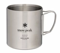 Snow Peak Stainless Steel Vacuum Double Wall 450 Mug