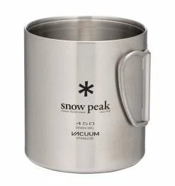 Snow Peak Stainless Steel Vacuum Double Wall 450 Mug -outdoor camping shop 33534 3