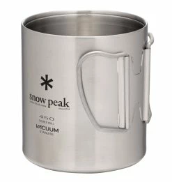 Snow Peak Stainless Steel Vacuum Double Wall 450 Mug -outdoor camping shop 33534 4
