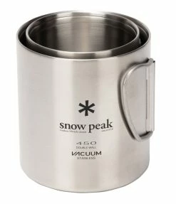 Snow Peak Stainless Steel Vacuum Double Wall 450 Mug -outdoor camping shop 33534 7