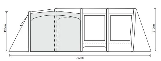 Outdoor Revolution Camp Star 700SE Air Tent Package Deal 2023 17 Outdoor Revolution Camp Star 700SE Air Tent Package Deal 2023 - Image 15